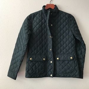 🅙🅒🅡🅔🅦 | Forest Green Quilted Puffer XS